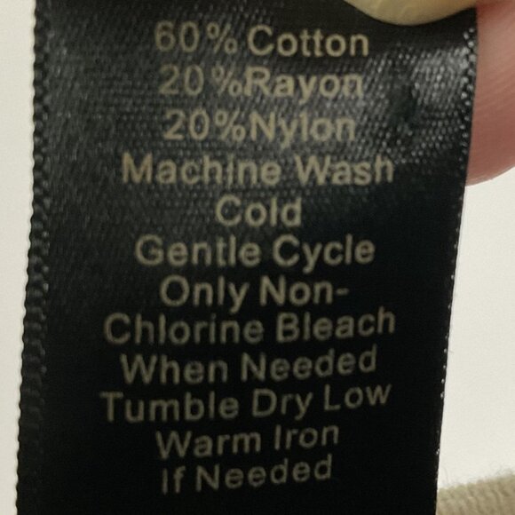 Ann Taylor Factory Short-sleeve Tan Sweater, size Large, 60% Cotton, 20% Rayon, - Picture 5 of 6